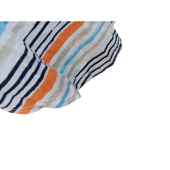 iCantoo Striped V-Neck T-Shirt Dress Women’s L Multicolor Lightweight Hem USA - Picture 12 of 15